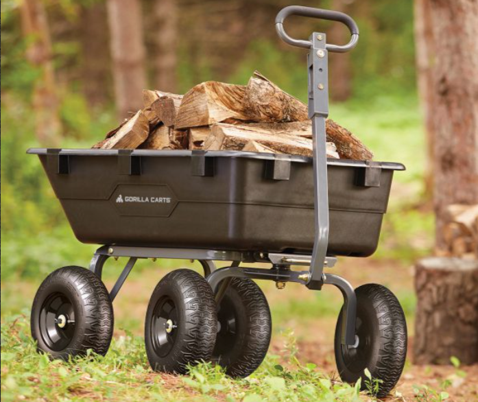 best dump cart for lawn tractor